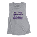 Don't Dallas My Fort Worth Women's Flowey Scoopneck Muscle Tank-Allegiant Goods Co. Vintage Sports Apparel