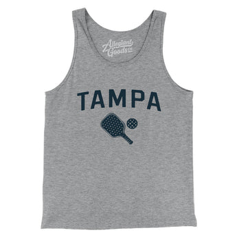 Tampa Pickleball Men/Unisex Tank Top-Athletic Heather-Allegiant Goods Co. Vintage Sports Apparel