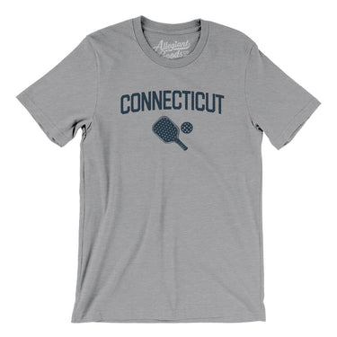Connecticut Pickleball Men/Unisex T-Shirt-Athletic Heather-Allegiant Goods Co. Vintage Sports Apparel