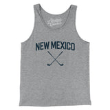 New Mexico Golf Men/Unisex Tank Top-Athletic Heather-Allegiant Goods Co. Vintage Sports Apparel