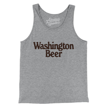 Washington Beer Men/Unisex Tank Top-Allegiant Goods Co. Vintage Sports Apparel