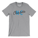 Charlotte Nc Overprinted Men/Unisex T-Shirt-Allegiant Goods Co. Vintage Sports Apparel