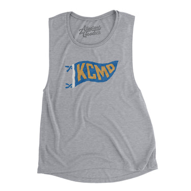 Kcmo Pennant Women's Flowey Scoopneck Muscle Tank-Allegiant Goods Co. Vintage Sports Apparel