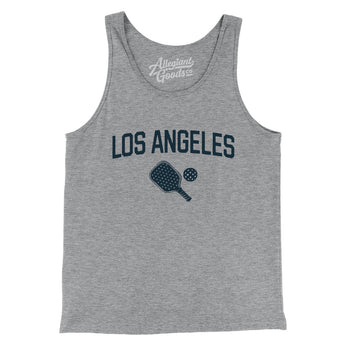 Los Angeles Pickleball Men/Unisex Tank Top-Athletic Heather-Allegiant Goods Co. Vintage Sports Apparel