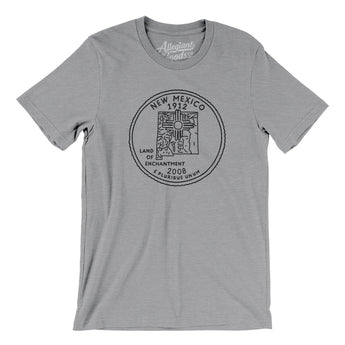 New Mexico State Quarter Men/Unisex T-Shirt-Allegiant Goods Co. Vintage Sports Apparel