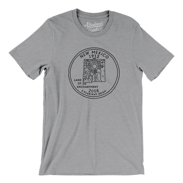 New Mexico State Quarter Men/Unisex T-Shirt-Allegiant Goods Co. Vintage Sports Apparel