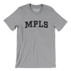 Mpls Varsity Men/Unisex T-Shirt-Athletic Heather-Allegiant Goods Co. Vintage Sports Apparel