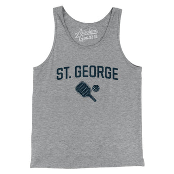 St. George Pickleball Men/Unisex Tank Top-Athletic Heather-Allegiant Goods Co. Vintage Sports Apparel