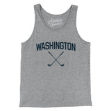 Washington Golf Men/Unisex Tank Top-Athletic Heather-Allegiant Goods Co. Vintage Sports Apparel