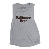 Baltimore Beer Women's Flowey Scoopneck Muscle Tank-Allegiant Goods Co. Vintage Sports Apparel