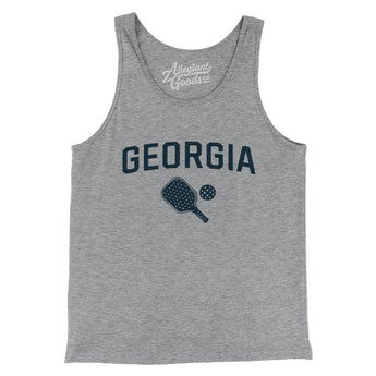 Georgia Pickleball Men/Unisex Tank Top-Athletic Heather-Allegiant Goods Co. Vintage Sports Apparel