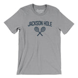 Jackson Hole Tennis Men/Unisex T-Shirt-Athletic Heather-Allegiant Goods Co. Vintage Sports Apparel