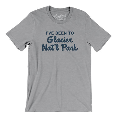 I've Been To Glacier National Park Men/Unisex T-Shirt-Allegiant Goods Co. Vintage Sports Apparel