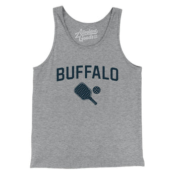 Buffalo Pickleball Men/Unisex Tank Top-Athletic Heather-Allegiant Goods Co. Vintage Sports Apparel