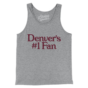 Denver's Number 1 Fan Men/Unisex Tank Top-Allegiant Goods Co. Vintage Sports Apparel