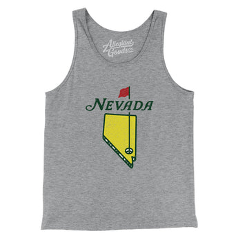 Nevada Golf Men/Unisex Tank Top-Allegiant Goods Co. Vintage Sports Apparel