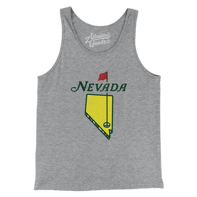 Nevada Golf Men/Unisex Tank Top-Athletic Heather-Allegiant Goods Co. Vintage Sports Apparel