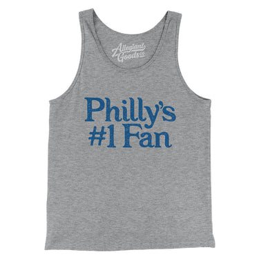 Philly's Number 1 Fan Men/Unisex Tank Top-Allegiant Goods Co. Vintage Sports Apparel