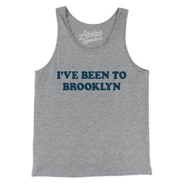 I've Been To Brooklyn Men/Unisex Tank Top-Athletic Heather-Allegiant Goods Co. Vintage Sports Apparel