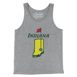 Indiana Golf Men/Unisex Tank Top-Allegiant Goods Co. Vintage Sports Apparel