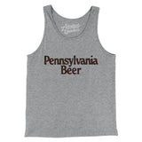 Pennsylvania Beer Men/Unisex Tank Top-Athletic Heather-Allegiant Goods Co. Vintage Sports Apparel