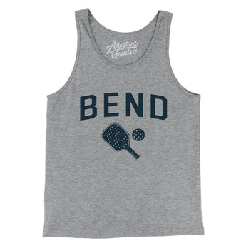 Bend Pickleball Men/Unisex Tank Top-Athletic Heather-Allegiant Goods Co. Vintage Sports Apparel
