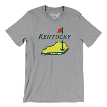 Kentucky Golf Men/Unisex T-Shirt-Athletic Heather-Allegiant Goods Co. Vintage Sports Apparel