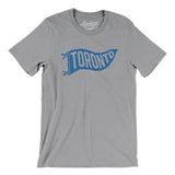 Toronto Pennant Men/Unisex T-Shirt-Athletic Heather-Allegiant Goods Co. Vintage Sports Apparel