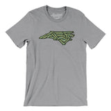 North Carolina Golf Course Men/Unisex T-Shirt-Athletic Heather-Allegiant Goods Co. Vintage Sports Apparel