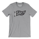 Satx Pennant Men/Unisex T-Shirt-Allegiant Goods Co. Vintage Sports Apparel