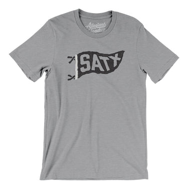 Satx Pennant Men/Unisex T-Shirt-Allegiant Goods Co. Vintage Sports Apparel