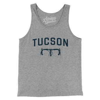 Tucson Cycling Men/Unisex Tank Top-Athletic Heather-Allegiant Goods Co. Vintage Sports Apparel