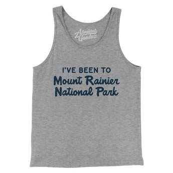 I've Been To Mount Rainier National Park Men/Unisex Tank Top-Allegiant Goods Co. Vintage Sports Apparel
