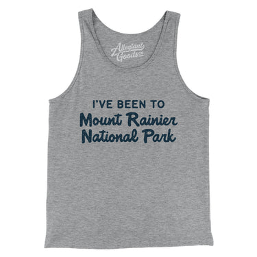 I've Been To Mount Rainier National Park Men/Unisex Tank Top-Allegiant Goods Co. Vintage Sports Apparel
