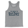I've Been To Mount Rainier National Park Men/Unisex Tank Top-Athletic Heather-Allegiant Goods Co. Vintage Sports Apparel