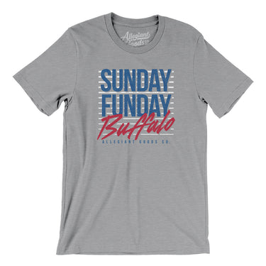 Sunday Funday Buffalo Men/Unisex T-Shirt-Allegiant Goods Co. Vintage Sports Apparel
