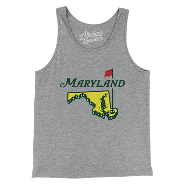 Maryland Golf Men/Unisex Tank Top-Allegiant Goods Co. Vintage Sports Apparel