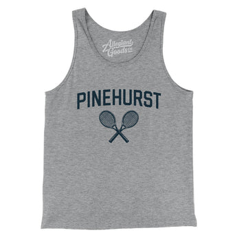 Pinehurst Tennis Men/Unisex Tank Top-Athletic Heather-Allegiant Goods Co. Vintage Sports Apparel