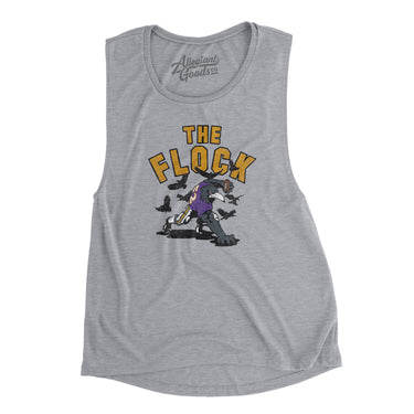 The Flock Women's Flowey Scoopneck Muscle Tank-Allegiant Goods Co. Vintage Sports Apparel