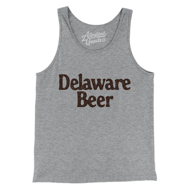Delaware Beer Men/Unisex Tank Top-Allegiant Goods Co. Vintage Sports Apparel