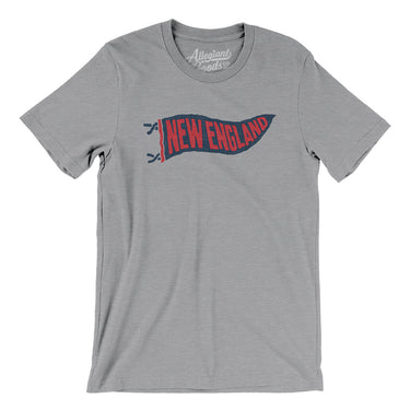 New England Pennant Men/Unisex T-Shirt-Allegiant Goods Co. Vintage Sports Apparel