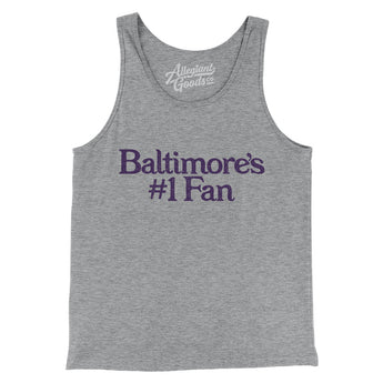 Baltimore's Number 1 Fan Men/Unisex Tank Top-Allegiant Goods Co. Vintage Sports Apparel