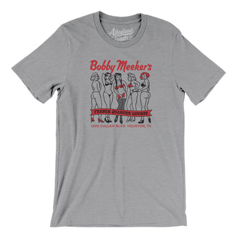 Bobby Meeker's French Quarter Lounge Houston Men/Unisex T-Shirt-Athletic Heather-Allegiant Goods Co. Vintage Sports Apparel