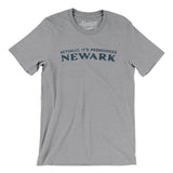 Actually It's Pronounced Newark Men/Unisex T-Shirt-Athletic Heather-Allegiant Goods Co. Vintage Sports Apparel