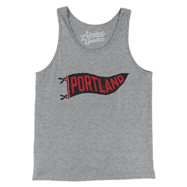 Portland Pennant Men/Unisex Tank Top-Allegiant Goods Co. Vintage Sports Apparel