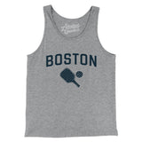 Boston Pickleball Men/Unisex Tank Top-Athletic Heather-Allegiant Goods Co. Vintage Sports Apparel