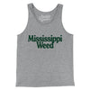Mississippi Weed Men/Unisex Tank Top-Athletic Heather-Allegiant Goods Co. Vintage Sports Apparel