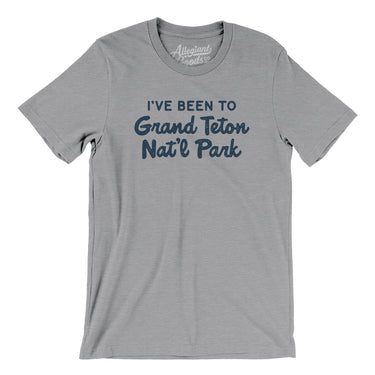 I've Been To Grand Teton National Park Men/Unisex T-Shirt-Allegiant Goods Co. Vintage Sports Apparel
