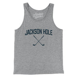 Jackson Hole Golf Men/Unisex Tank Top-Athletic Heather-Allegiant Goods Co. Vintage Sports Apparel