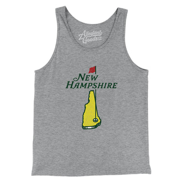 New Hampshire Golf Men/Unisex Tank Top-Allegiant Goods Co. Vintage Sports Apparel